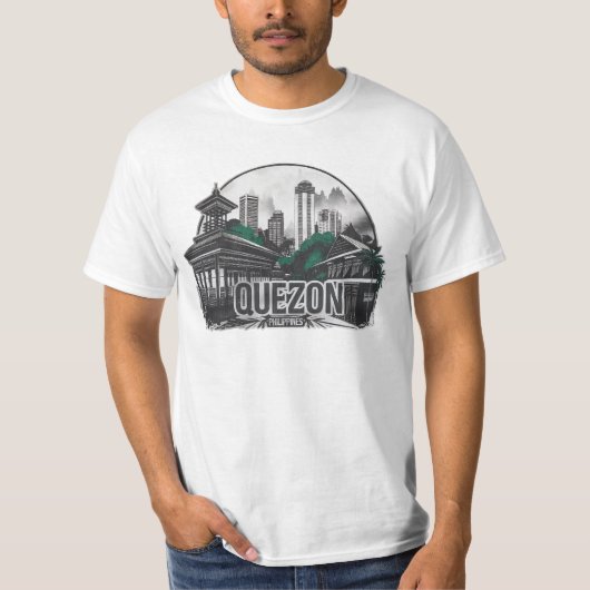 Quezon City Philippinen T-Shirt (Vorderseite)