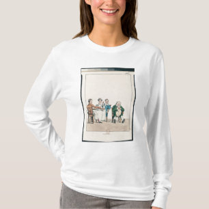 Qui dort dine', Karikatur eines Mannschlafens T-Shirt