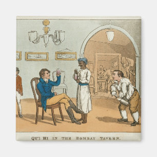 Qui hallo in der Bombay-Taverne, 'vom großartigen Magnet