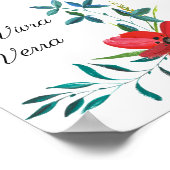 Qui Vivra Verra - Französisches Sprichwort Poster (Ecke)