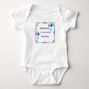 "Quiana" Willkommen in der Familie, Baby Strampler