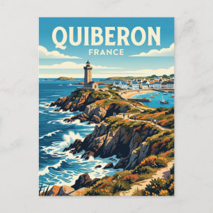 Quiberon Frankreich Postkarte