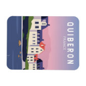 Quiberon Frankreich Reisen Vintag Art Magnet (Horizontal)