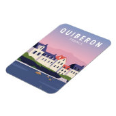 Quiberon Frankreich Reisen Vintag Art Magnet (Linke Seite)