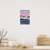 Quiberon Frankreich Reisen Vintag Art Poster (Küche)