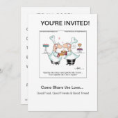 QUICHE ICH! Einladungen bis April McCallum (Vorne/Hinten)