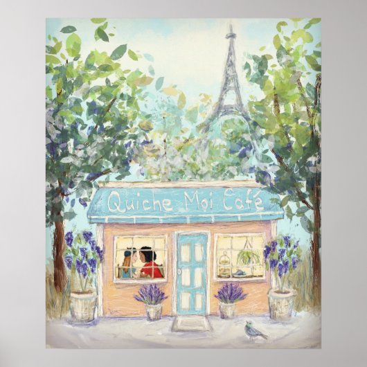 Quiche Moi Cafe Poster (Vorne)