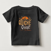 Quiche Quest Baby T-shirt (Rückseite)