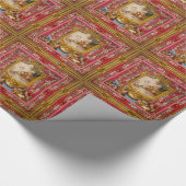 Quichotte Barock Alte Welt Glossie Geschenkpapier (Ecke)