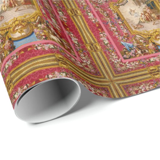 Quichotte Barock Alte Welt Glossie Geschenkpapier (Rolleneckpunkt)