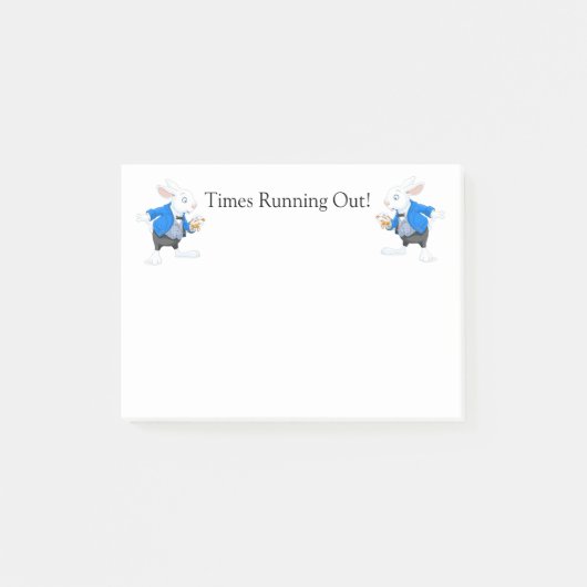 Quick Note Times, die ausgeführt wird Post-it Klebezettel (Vorderseite)