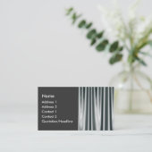 Quick Silver 02 Visitenkarte (Stehend Vorderseite)