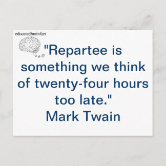 Quick Wit Postkarte