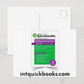 Quickbooks Desktop Premier 2024\intquickbooks.com Postkarte (Vorne/Hinten)