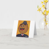 QUICKDRAW Grußkarte Horizontal Karte (Gelbe Blume)