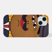 QUICKDRAW iPhone 15 Hülle (Rückseite (Horizontal))