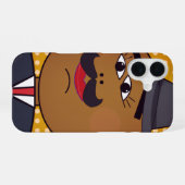 QUICKDRAW iPhone 16 Hülle (Rückseite (Horizontal))