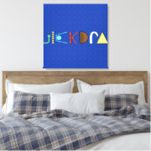 Quickdraw-Kunstleinwand Leinwanddruck (Insitu (Schlafzimmer))