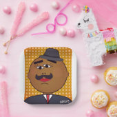 QUICKDRAW Quadratischer Papier-Teller Pappteller (Party)