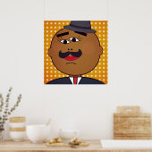 QUICKDRAW Quadratisches Poster (Küche)