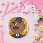 QUICKDRAW Runde Papierplatte Pappteller (Party)