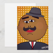 QUICKDRAW Weihnachtskarte Feiertagskarte (Vorne/Hinten)