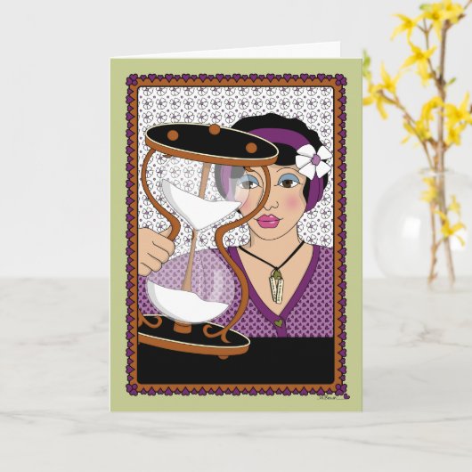 Quicksand_A_Begrüßung Karte (Gelbe Blume)