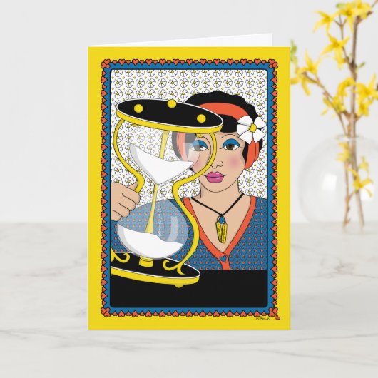 Quicksand_B_Begrüßung Karte (Gelbe Blume)