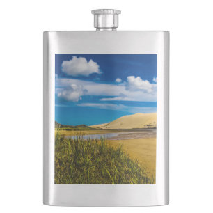 Quicksand-Fluss in der Nähe von 90 Mile Beach, Neu Flachmann