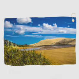 Quicksand-Fluss in der Nähe von 90 Mile Beach, Neu Golfhandtuch