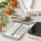 Quickstep Clipper Segelschiffe 1859 Schlüsselanhänger (Vorderseite rechts)