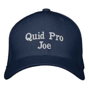 Quid Pro Joe Cap Bestickte Baseballkappe