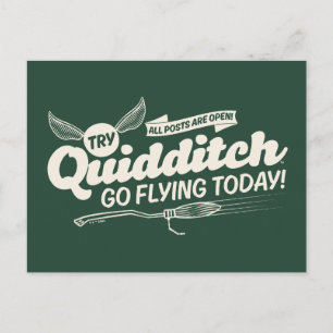 QUIDDITCH™-Rekrutierungsposter Postkarte