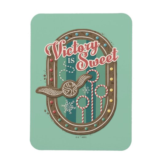 QUIDDITCH™ Sieg ist Sweet Holiday Cookie Graphic Magnet (Vertikal)