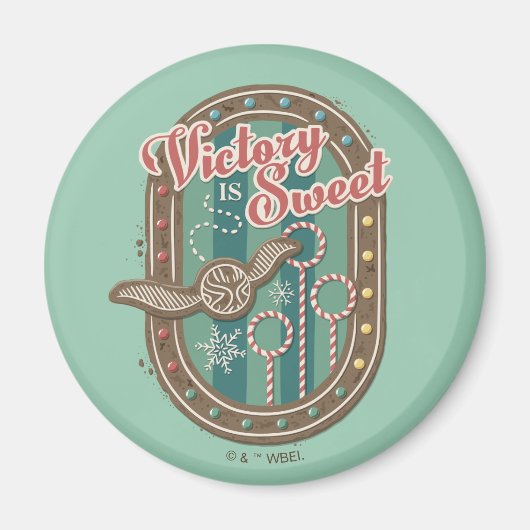 QUIDDITCH™ Sieg ist Sweet Holiday Cookie Graphic Magnet (Vorne)