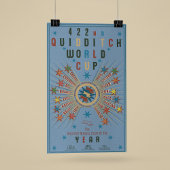 QUIDDITCH™ Weltmeisterschaft Blue Poster
