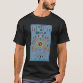 QUIDDITCH™ Weltmeisterschaft Blue Poster T-Shirt (Vorderseite)