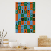 QUIDDITCH™-Weltmeisterschaft-Prüfbrett-Poster Poster (Küche)