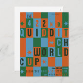 QUIDDITCH™-Weltmeisterschaft-Prüfbrett-Poster Postkarte (Vorne/Hinten)