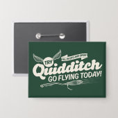 QUIDDITCH™ Werbeplakat Button (Vorderseite/Rückseite)