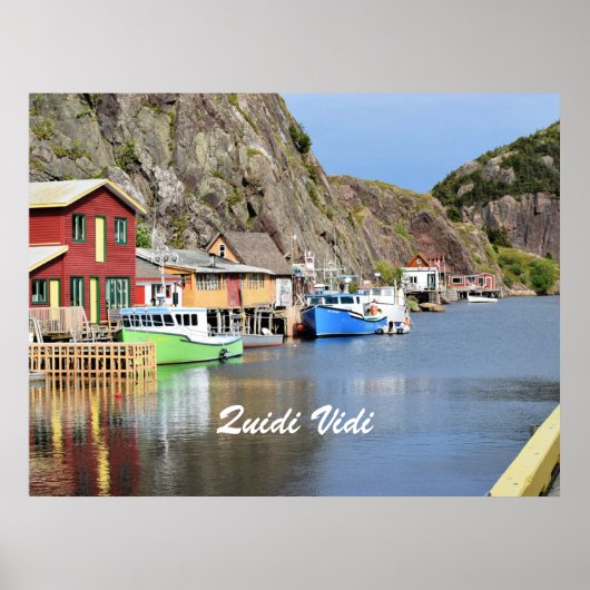 Quidi Vidi, Neufundland und Labrador Poster (Vorne)