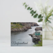 Quidi Vidi Newfoundland Canada Postkarte (Stehend Vorderseite)
