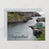 Quidi Vidi Newfoundland Canada Postkarte (Vorne/Hinten)