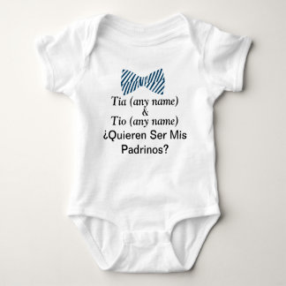 Quieren Ser Mis Padrinos Godfather Proposal Baby B Baby Strampler