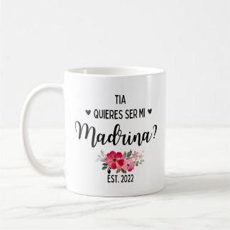 Quieres Ser Mi Madrina 2022 Kaffeetasse