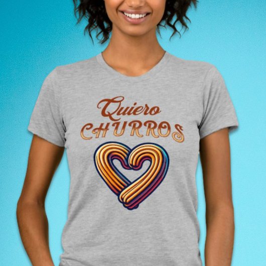 Quiero Churros Corazon Niedlich Churro T-Shirt