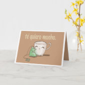 Quiero Mucho Karte (Gelbe Blume)