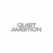 Quiet Ambition Minimalist Laptop Sticker (Vorderseite)