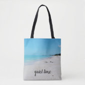 Quiet Beach Tote Bag Tasche (Vorderseite)