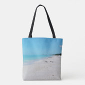 Quiet Beach Tote Bag Tasche (Rückseite)